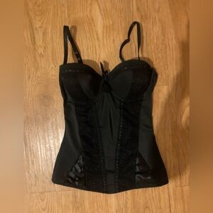Spirit Black Bustier Corset Top